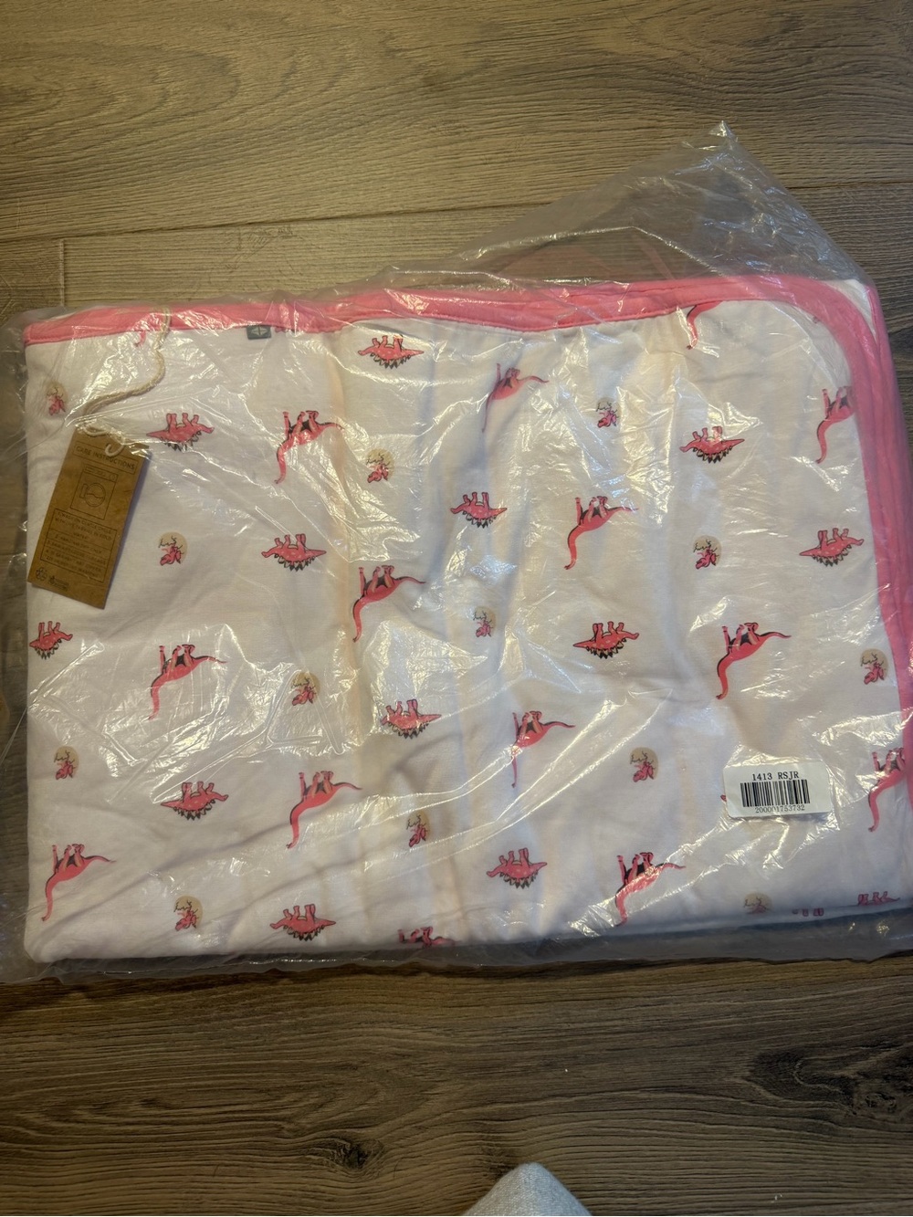 Kyte BABY Jurassic Rose Toddler Blanket